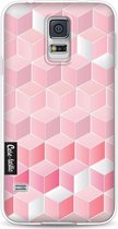 Casetastic Samsung Galaxy S5 / Galaxy S5 Plus / Galaxy S5 Neo Hoesje - Softcover Hoesje met Design - Cubes Vibe Print