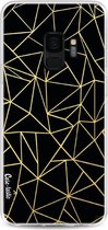 Casetastic Softcover Samsung Galaxy S9 - Abstraction Outline Gold