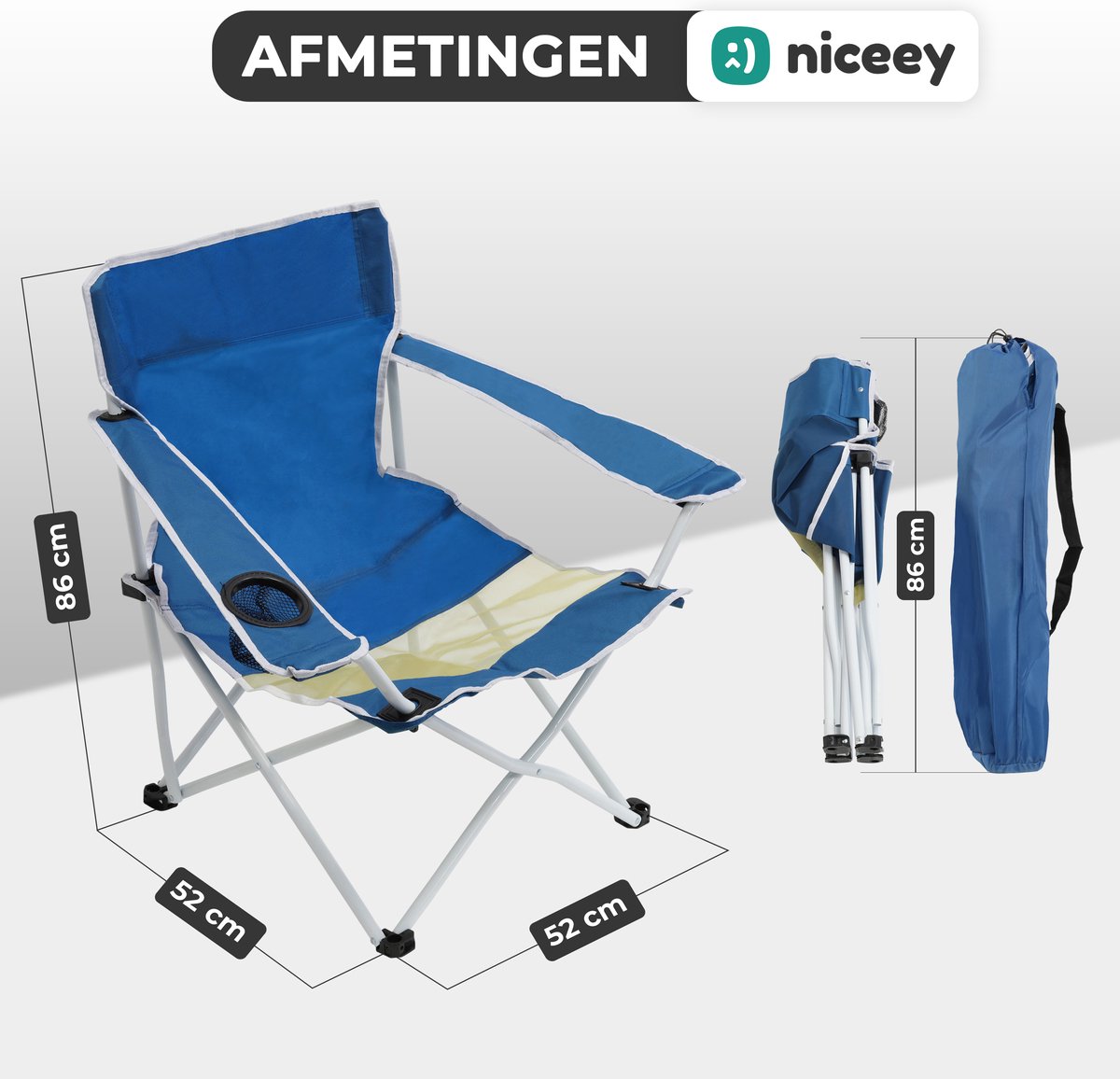 Tentock Campingstoel, opvouwbare klapstoel, licht, draagbaar, ultralicht, strandstoel, compact, festival, visstoel, tot 150 kg, met kussen voor wandelen, vissen, tenten