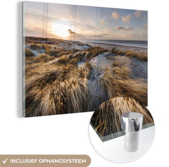 Peintures sur verre - Plage - Mer - Scheveningen - Nederland - 120x80 cm - Peintures Plexiglas