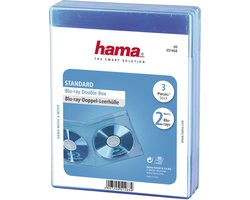 Hama Blu-ray dubbel jewel case 3-pack blauw