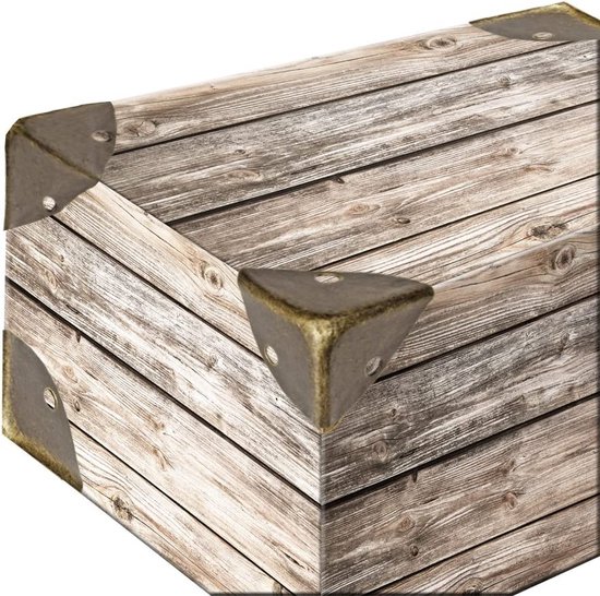 4 stuks deur metalen hoek Guard, tafel hoek beschermer retro rand bescherming beugel, hoek guard meubels accessoires sieraden borst geschenkdoos