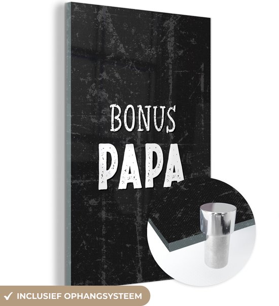 Vaderdag - Bonus Papa - Cadeau - Quote - Sreuken - Vaderdag cadeautje - Cadeau voor vader en papa