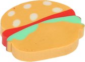 Lg-imports Gum Hamburger Junior 3 Cm Rubber Bruin/rood/groen