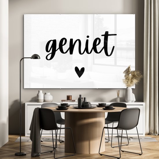 Peinture sur Verre - Citations - Profiter - Proverbes - 150x100 cm - Peintures sur Verre Peintures - Photo sur Glas