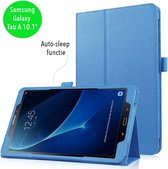 Stand flip sleepcover hoes - Samsung Galaxy Tab A 10.1 inch (2016) - lichtblauw
