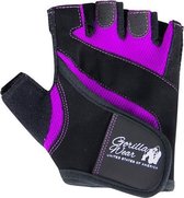 Gants de fitness Gorilla Wear pour femmes - Noir / Violet - S