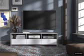 Rousseau- TV Meubel TV-meubel Dixy met 2 lades en 2 deuren - 180cm - Bruin