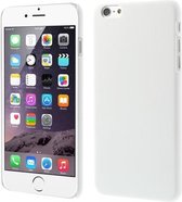 GadgetBay Stevige gekleurde hardcase iPhone 6 Plus 6s Plus Hoesje - Wit