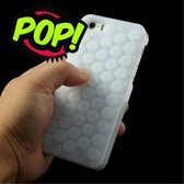 GadgetBay Bubbeltjesplastic silicone hoesje iPhone 5 5s SE Noppenfolie case