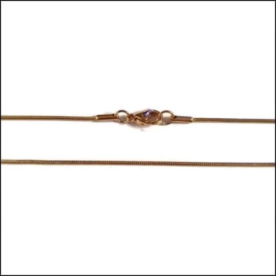 ANAZOZ Halsketting voor dames, roestvrij staal, ketting