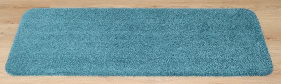 Wastafelmat - Badkamermat Soft blauw groen 40x120 antislip