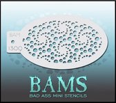 Bad Ass BAM stencil 1309 / Schminksjabloon