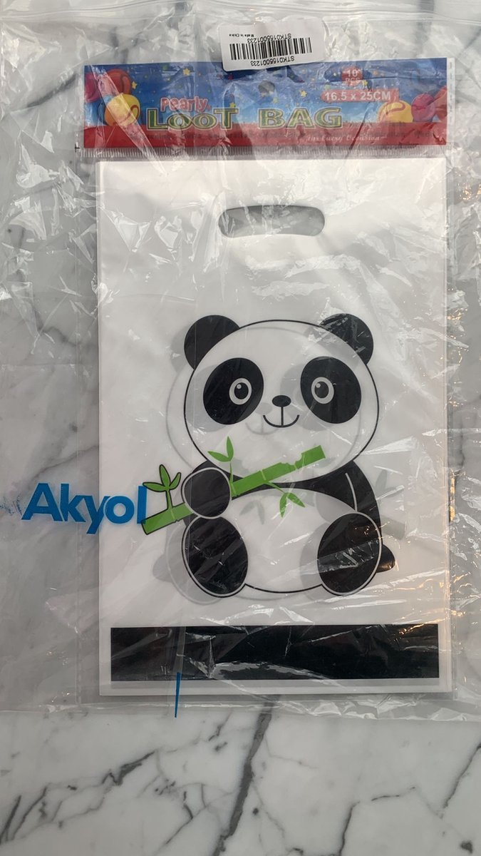 Panda traktatie label - Printable - Traktatie printables en feestelijke printables voor elk feestje