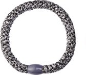 Hidzo Haarelastiekje - Elastiek & armband - Zilver glitter