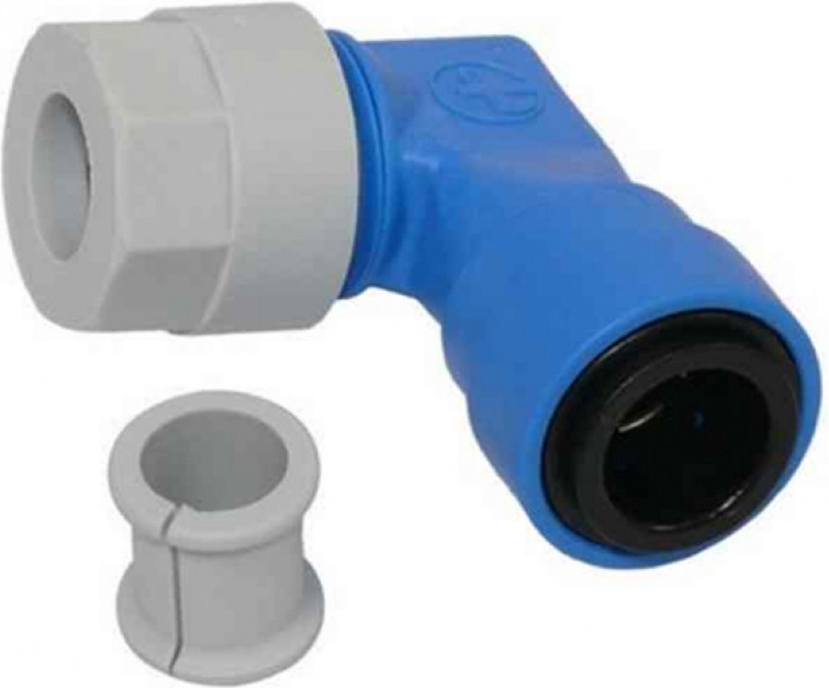 Truma Aansluiting Haaks J.G Blauw 12mm