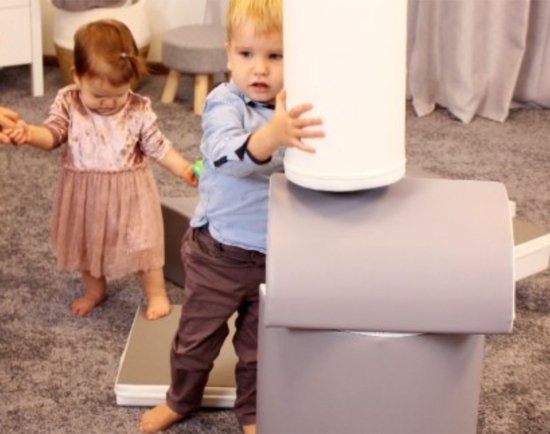 Ensemble de blocs de mousse Iglu - blocs de jeu - 8 pièces - 20 cm de haut - couleurs primaires