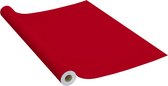 Feuille de meuble auto-adhésive 500x90 cm PVC rouge