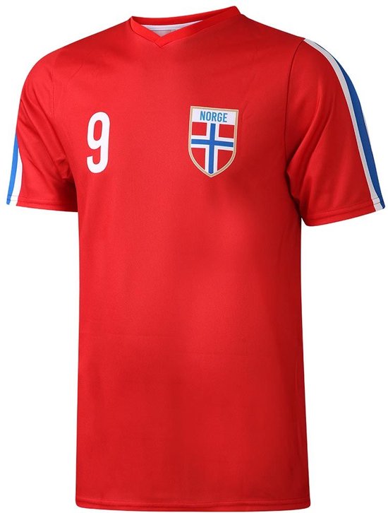 Kit de Football Norvège Haaland - Kit de Football Enfants - Garçons et Filles - Adultes - Hommes et Femmes-128