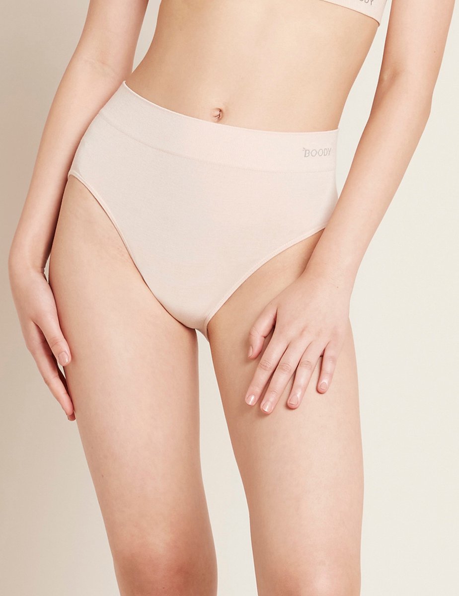 Boody - Bamboe Full Brief Tailleslips - Blush / L