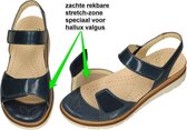 Fidelio Hallux -Dames - blauw donker - sandalen - maat 39