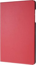 Lederen Bescherm hoes voor Samsung Galaxy Tab S6 - rood