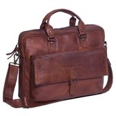 Chesterfield Bags Leren Laptoptas 15 inch Steve Cognac