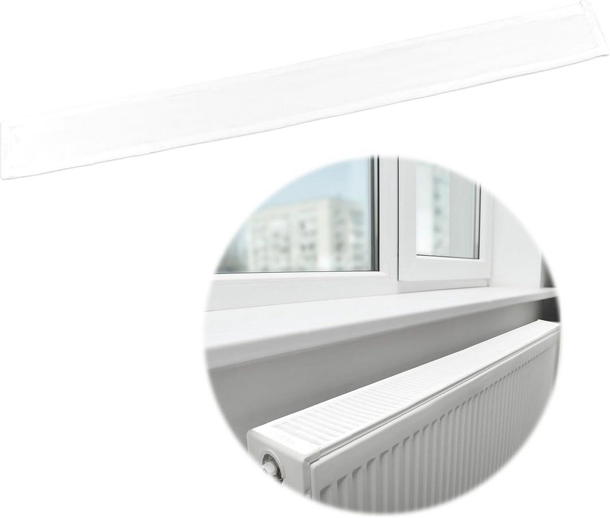 Stofbescherming voor Radiator - Decoratieve Afdekking voor Verwarming (100 cm)