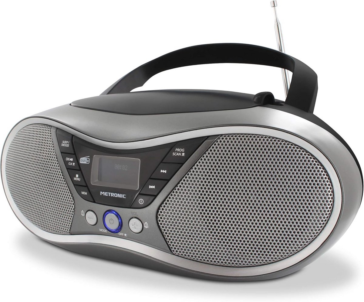 Draagbare CD-radio met USB, DAB+, MP3 en FM RDS - Multifunctionele audio speler