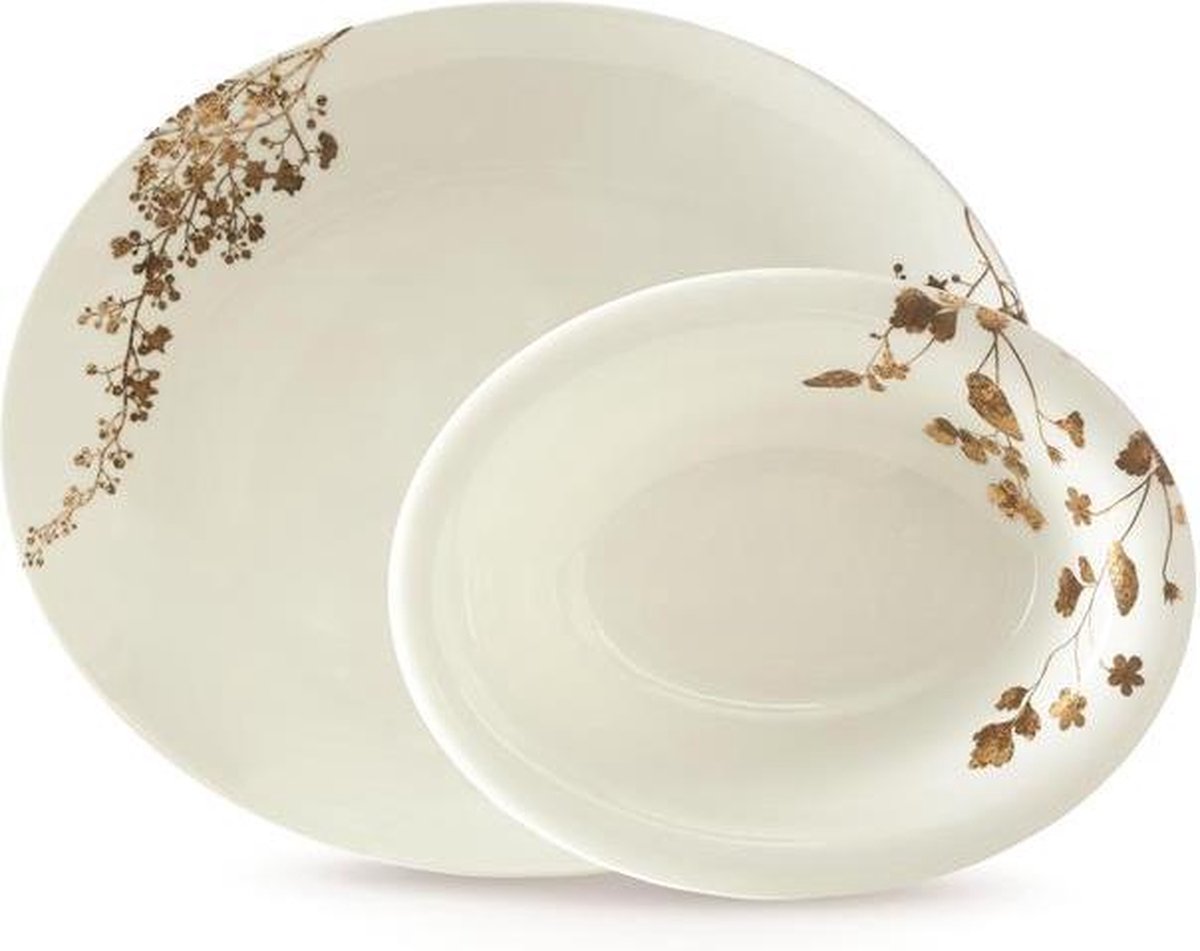 Wedgwood - Vera Wang Jardin Serveerschalen Set - W&G - 2-dlg