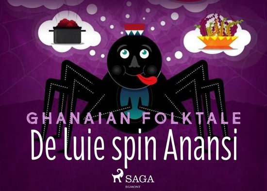 De luie spin Anansi - cover