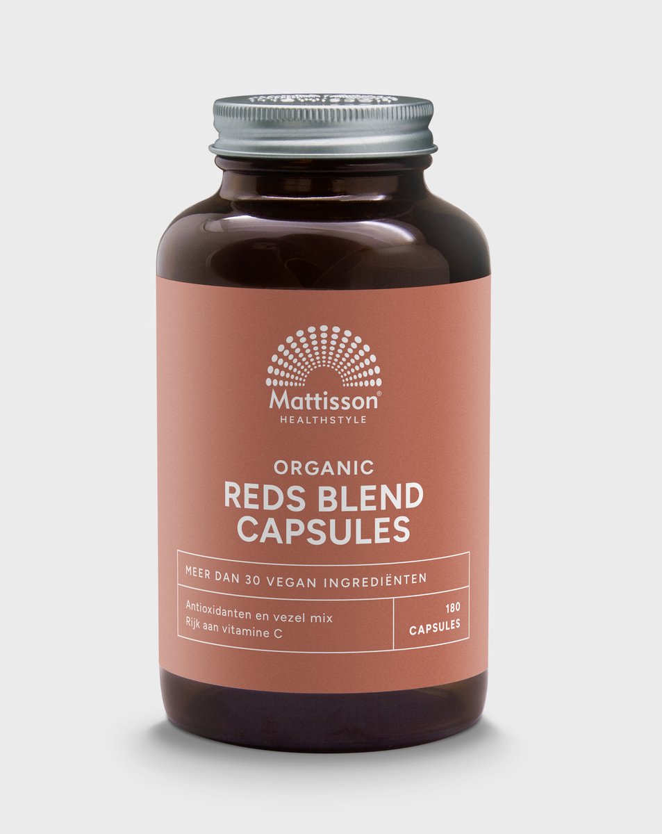 Goedkoopste Mattisson - Biologische Reds Blend - Vezels & Antioxidanten - 180 capsules