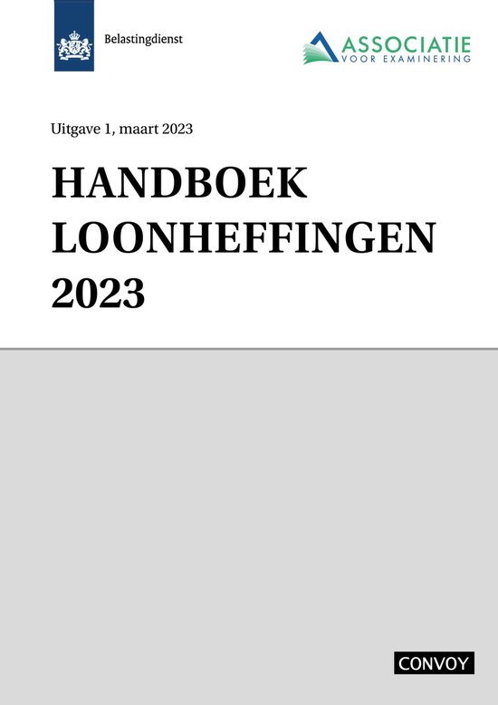 Handboek Loonheffingen 2023 - cover