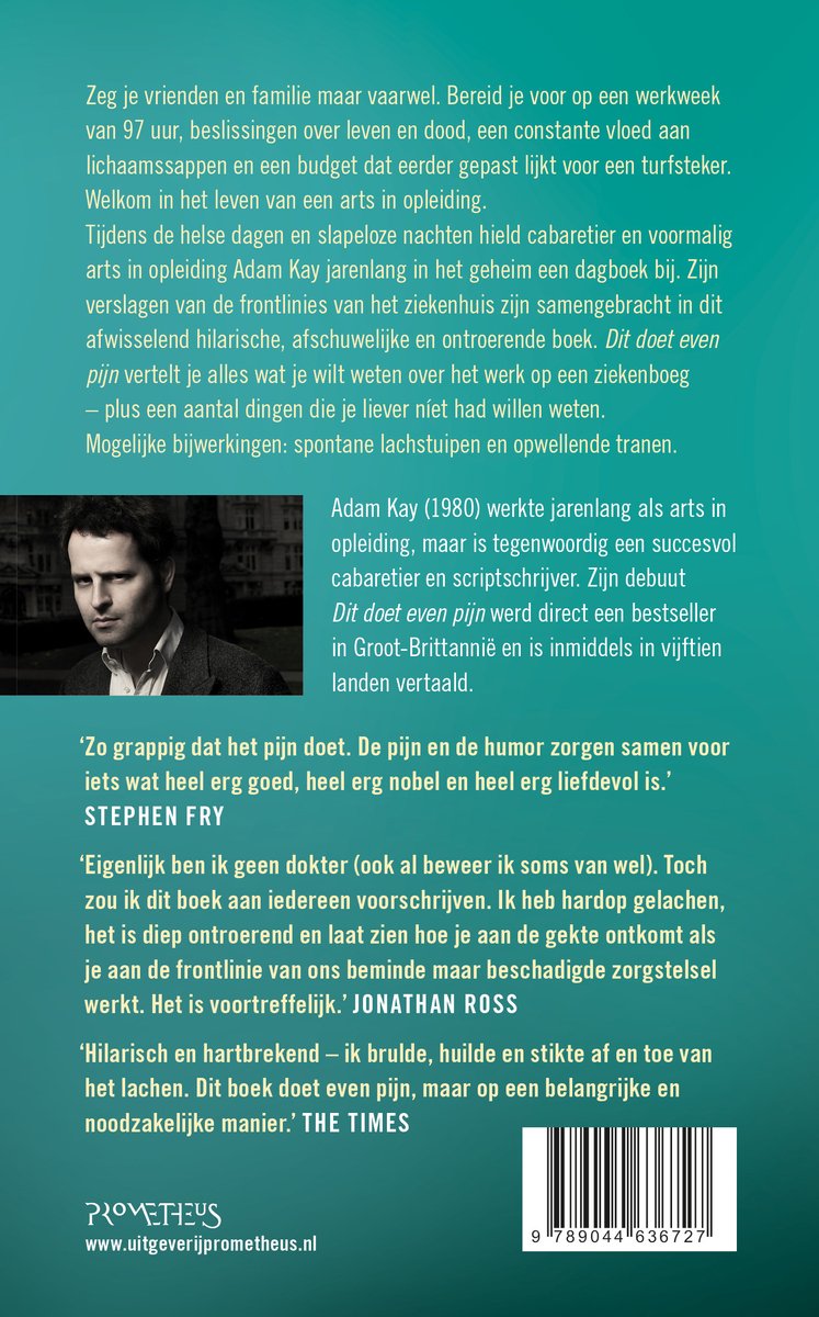 Dit doet even pijn - back cover