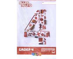 Omslag van Alles telt Q Rekenschrift bij digitaal werken groep 4 (set a 5 ex)