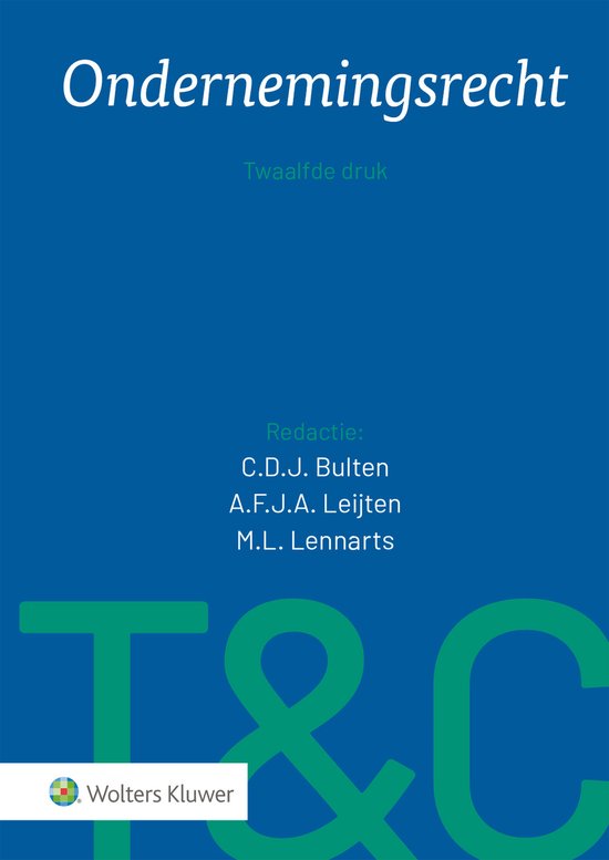 Tekst & Commentaar - Ondernemingsrecht - cover