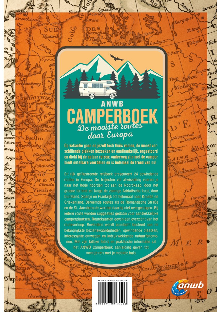 ANWB Camperboek - Europa - back cover