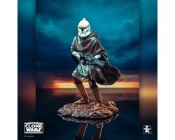 Gentle Giant Star Wars: The Clone Wars Statue 1/7 Hawkbat Battalion Clone Trooper 2019 Premier Guild Membership Gift 25 cm Beeld