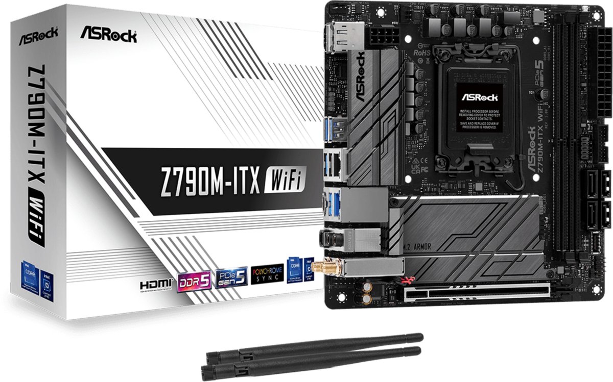 Asrock Z790M-ITX WiFi Intel Z790 LGA 1700 mini ITX