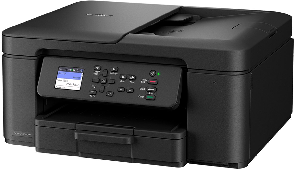 Brother DCP-J1360DW - Multifunctionele Inkjetprinter - A4 - 1200 x 6000 DPI - 16 ppm - Wifi - Zwart — afbeelding 6