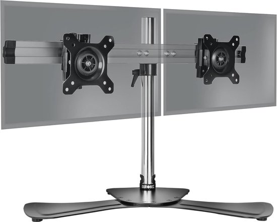 Duronic DM352 WE Uchwyt Do Dwóch Monitorów Biały | VESA 75 Lub 100 Harmonijkowy Wieszak Ramie M Duronic,p1380814070,elektronika P