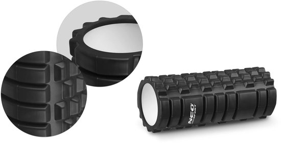 Foam roller voor oefeningen 33x14 cm NS-954 zwart — afbeelding 4