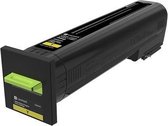 Lexmark 72K20Y0 8000pagina's Geel laser toner & cartridge