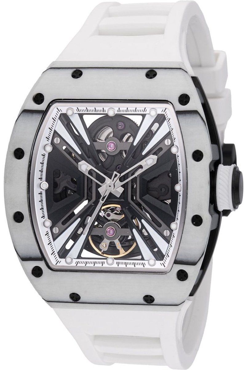 Invicta S1 Rally 49028 Heren Horloge - Waterdicht - Analoog - Automatisch Uurwerk - Roestvrij Staal met zwarte Wijzerplaat - 41mm