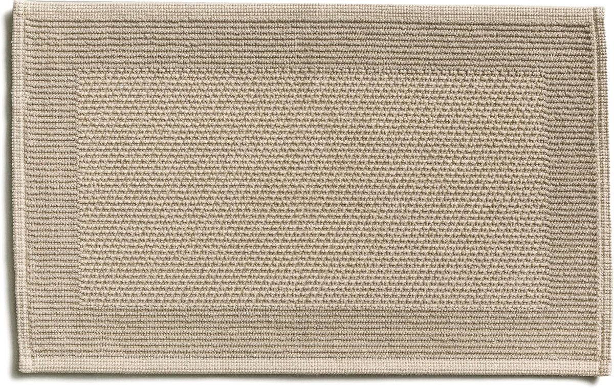 Douchemat, katoen, linnen, natuur, 50 x 80 cm