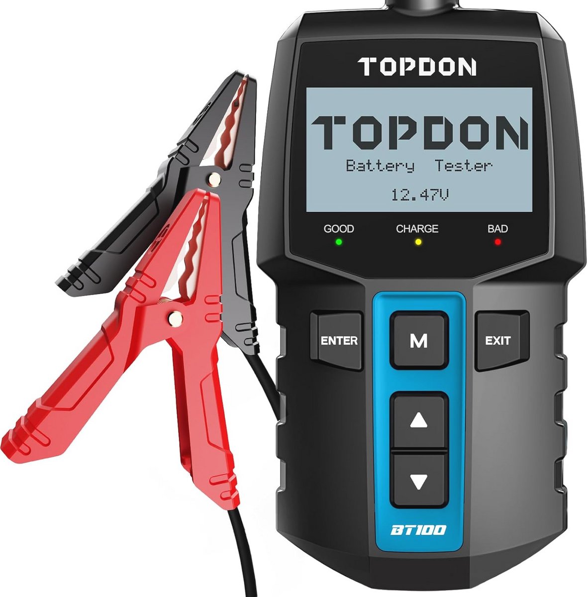 Accutester 12V voor Auto, ATV, SUV, Vrachtwagen en Boot - Batterijstatus, Laadsysteem en Zwengel Test