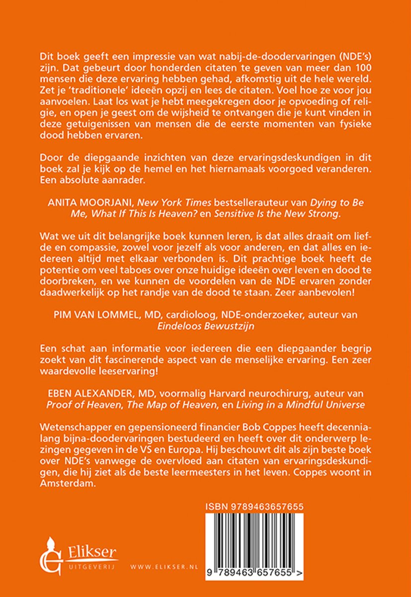 Impressies van nabij-de-dood-ervaringen - back cover