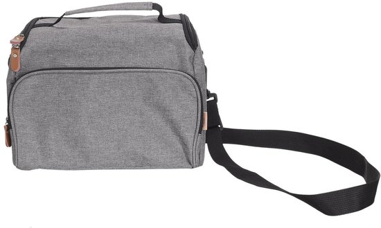 Cook Concept Koeltas - voor lunchpakket of drankjes - 7 liter - 26 x 12 x 21 cm - Draagband - Grijs - Picknick tas van Cook Concept — afbeelding 4