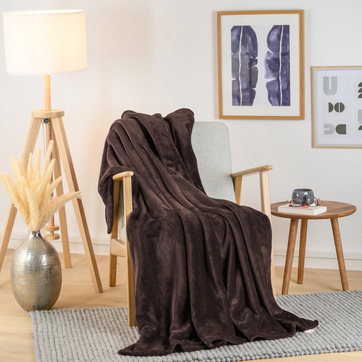 Ibenzoa® Zachte en Comfortabele Fleece Dekens – Perfect voor Elke Ruimte