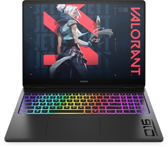HP OMEN Gaming 16-ap0873nd Copilot+ PC AMD Ryzen AI 7 350 Laptop 40,6 cm (16") WQXGA 32 GB DDR5-SDRAM 1 TB SSD NVIDIA GeForce RTX 5070 Wi-Fi 6 (802.11ax) Windows 11 Home Zwart